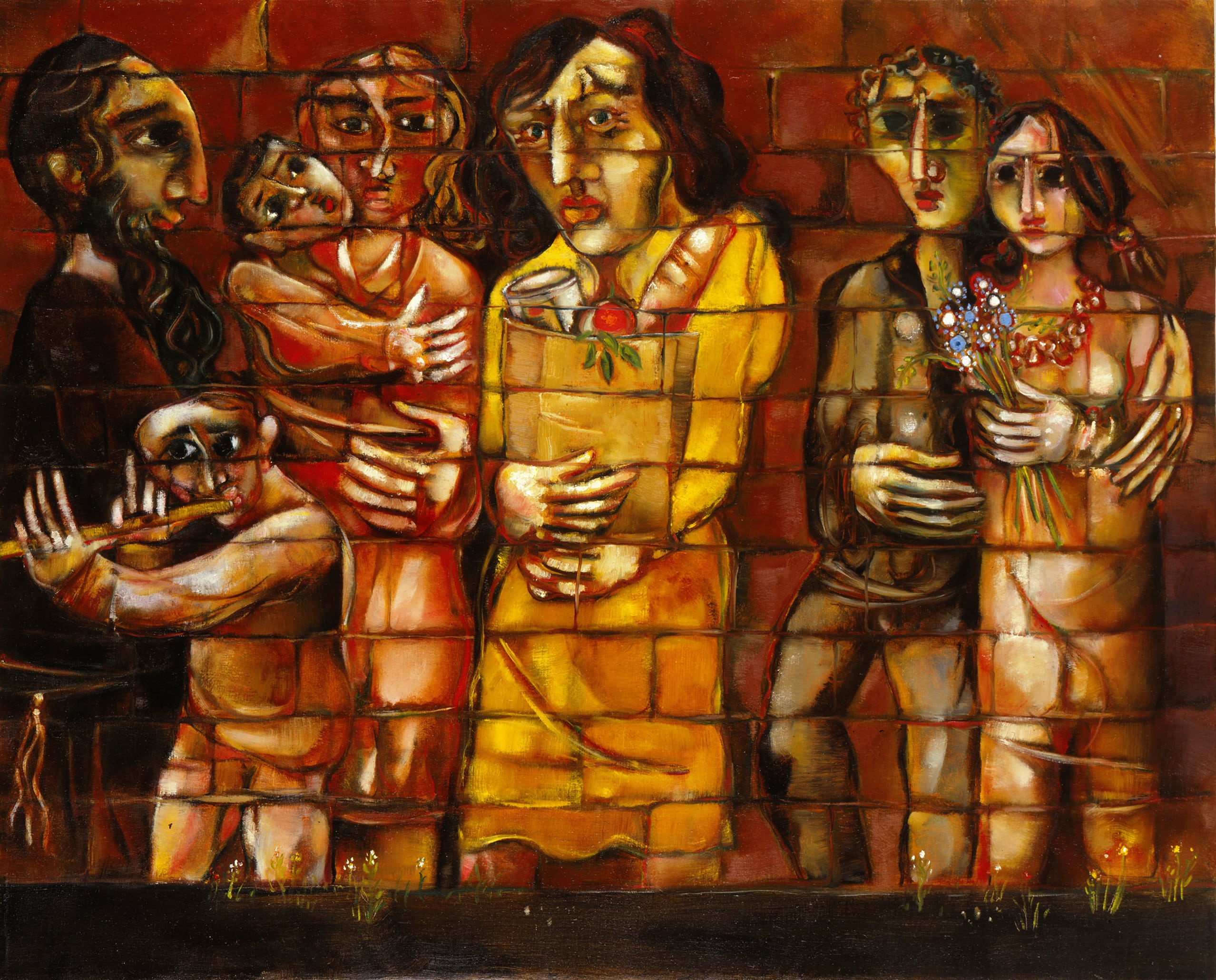 The people in the wall